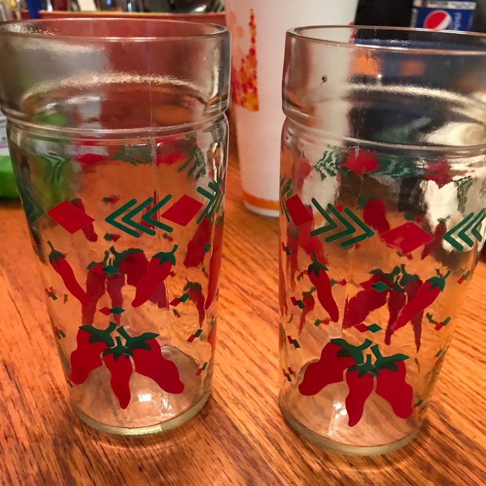 Chilli pepper glasses